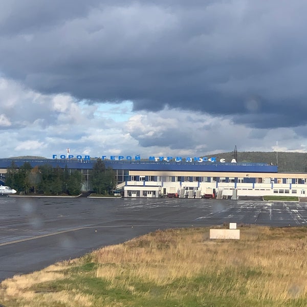 Photo taken at Murmansk International Airport (MMK) by Alexandra T. on 9/10/2021