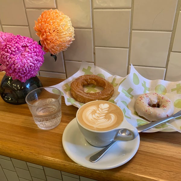 Photo taken at Shortstop Coffee &amp; Donuts by Jimmy T. on 9/8/2019