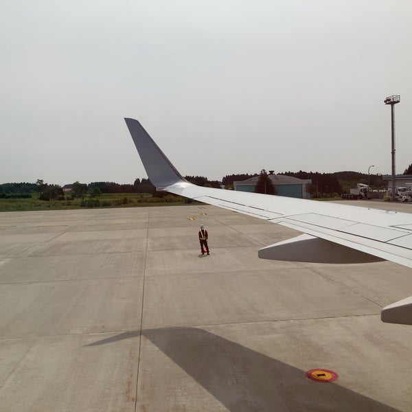 Photo taken at Misawa Airport (MSJ) by Eiji A. on 6/23/2022