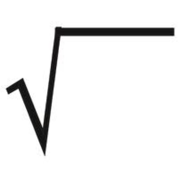 Символ квадратного корня. Знак квадратного корня. Квадратный корень символ. Корень математический знак. Символ квадратного корня без фона.