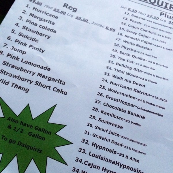 Daiquiri World 2 tips from 41 visitors