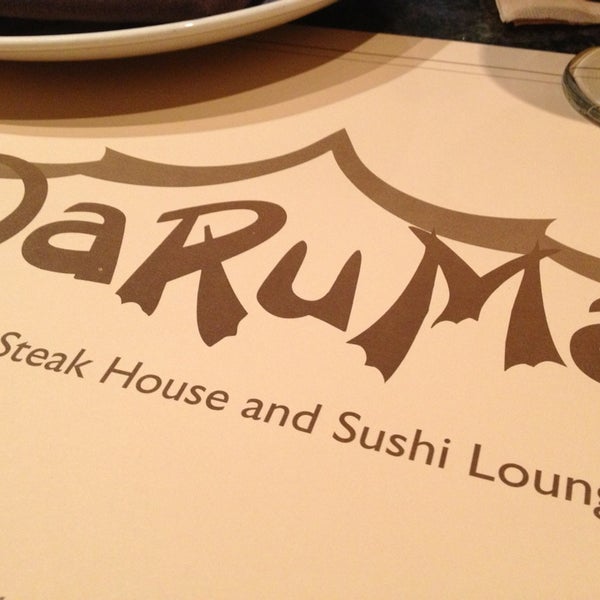 Photo taken at DaRuMa- Japanese Steakhouse and Sushi Lounge by Staci D. on 1/12/2013