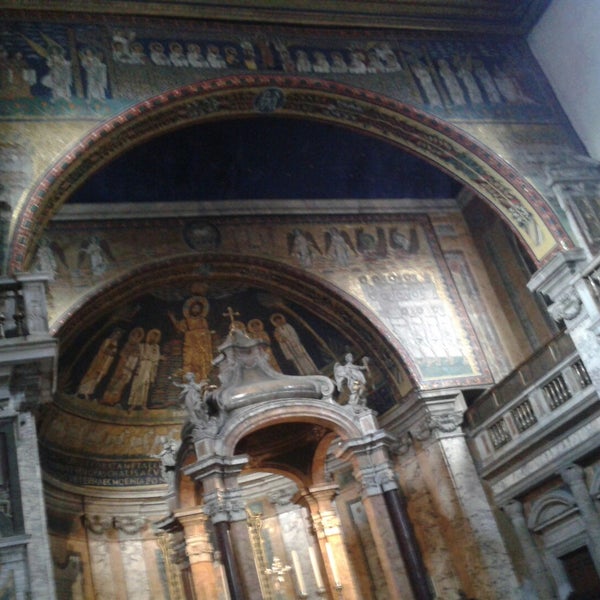 Photo taken at Basilica di Santa Prassede by Alessia T. on 11/16/2014
