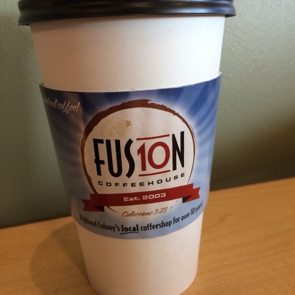 Das Foto wurde bei Fusion Coffeehouse von D.I. S. am 11/15/2014 aufgenommen