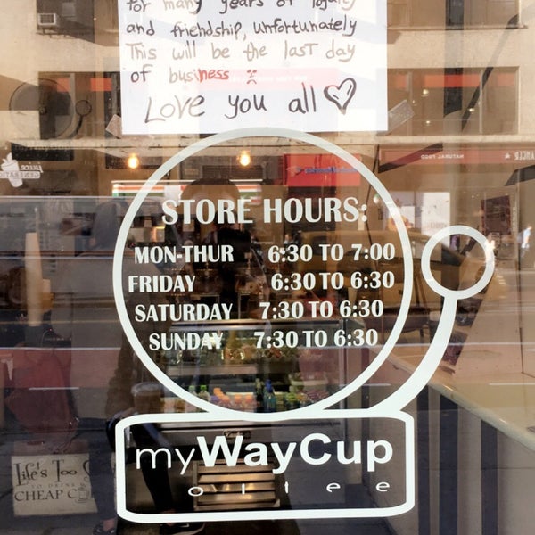 Photo taken at MyWayCup Coffee by Marc on 11/3/2017
