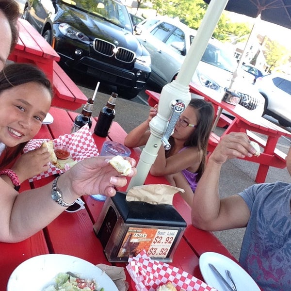 Photo taken at Greek&#39;s Pizzeria by Gina M. on 6/1/2014