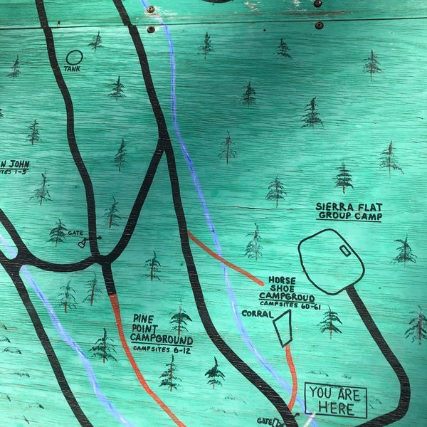 Tehachapi Mountain Park Map Photos At Tehachapi Mountain Park - Campground In Tehachapi