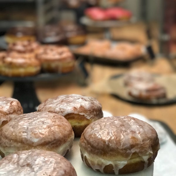 Photo taken at Glazed Gourmet Doughnuts by Rachelle K. on 4/9/2017