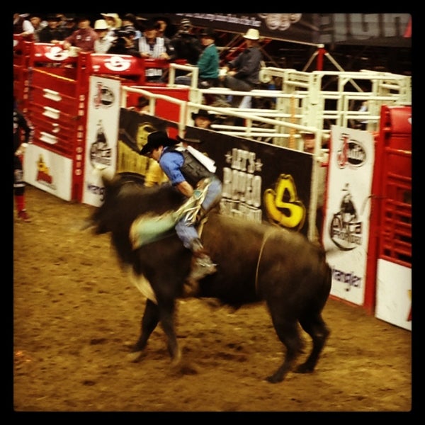 Photo taken at The San Antonio Stock Show &amp; Rodeo by Mimi B. on 2/23/2013