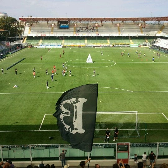 Photo taken at Orogel Stadium Dino Manuzzi by Massimiliano Z. on 9/22/2012
