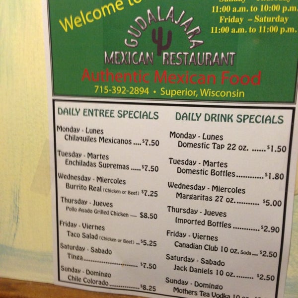 Photos at Guadalajara Mexican Restaurant Superior, WI