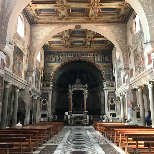 Photo taken at Basilica di Santa Prassede by Yann B. on 8/7/2018