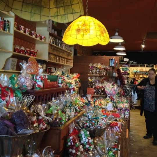 Photo taken at Dr. Conkey&#39;s Candy and Coffee Co. by Marina R. on 12/2/2012