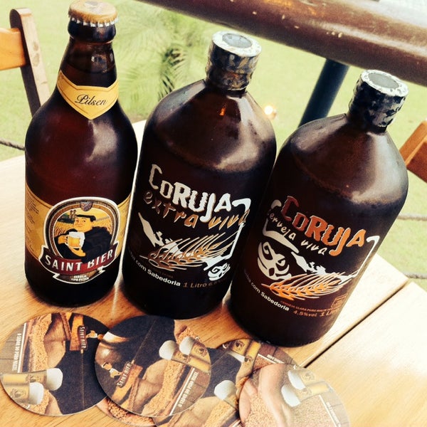 Cervejas Coruja Viva, Coruja Extra Viva e Saint Bier.