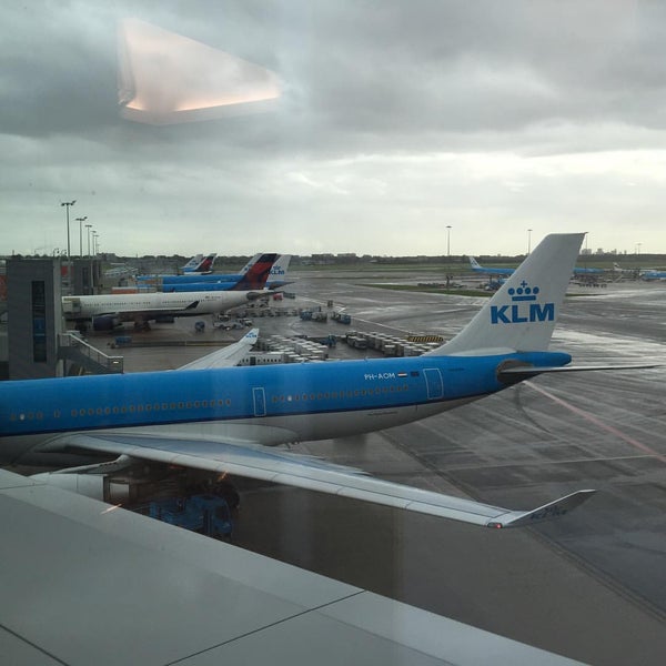 Photo taken at Amsterdam Airport Schiphol (AMS) by Angelo E. on 9/6/2015