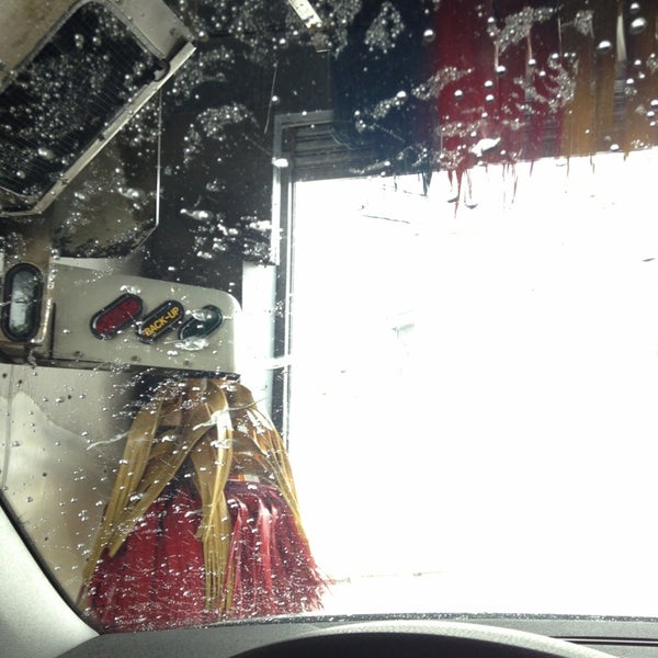 Automatic drive through car wash!! Cheapest wash starts at $4 (as of Aug 2013.)