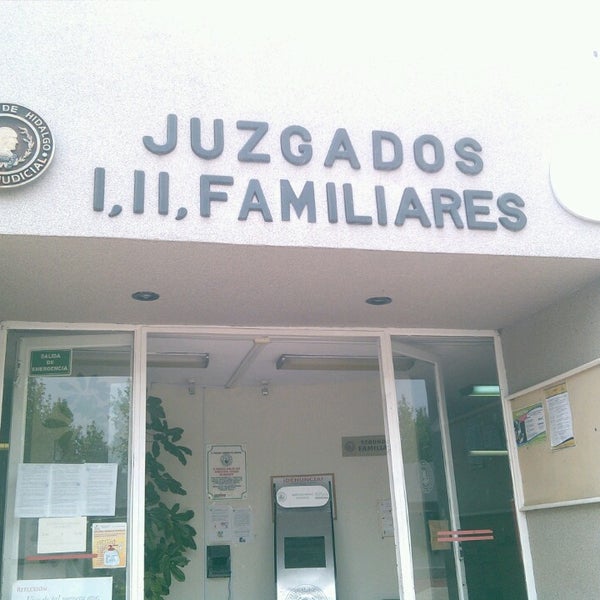 Juzgados Familiares del Distrito Judicial de Pachuca de Soto Palacio