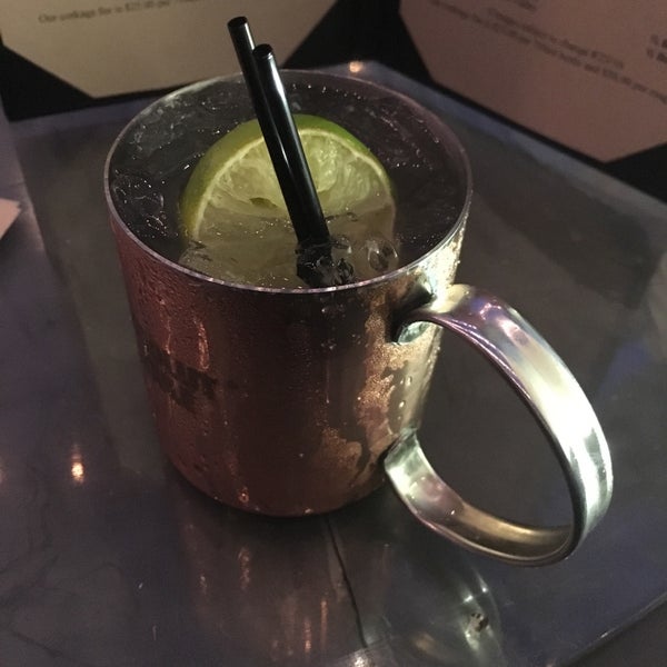 Very nice moscow mule. Good pairing with desert