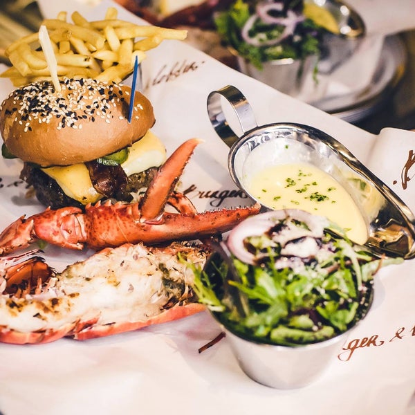 Photo taken at Burger &amp; Lobster by Burger &amp; Lobster on 2/29/2016
