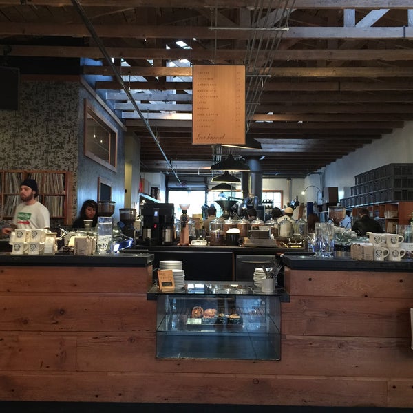 Photo taken at Four Barrel Coffee by Jennifer O. on 3/4/2015