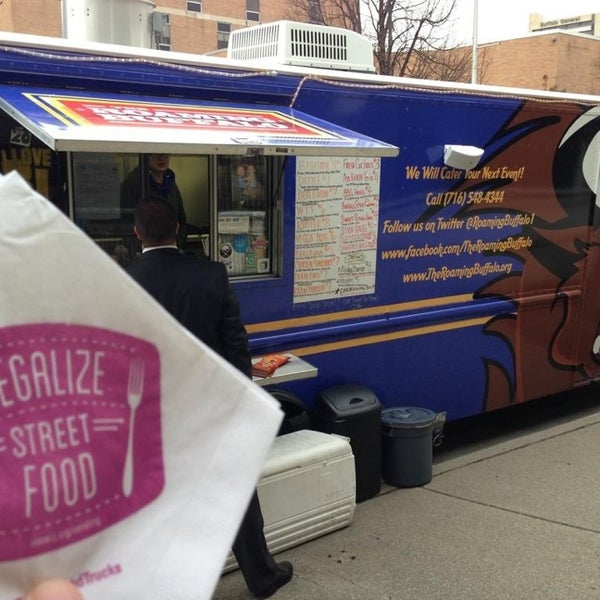 Photo taken at The Roaming Buffalo Food Truck by Christopher T. on 1/4/2013