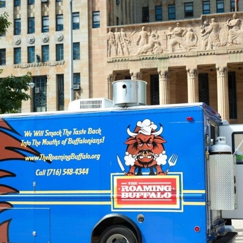 Photo taken at The Roaming Buffalo Food Truck by Christopher T. on 12/5/2012