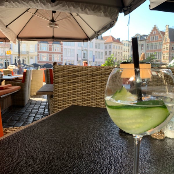 Photo taken at Restaurant De Graslei by Koen V. on 6/27/2019