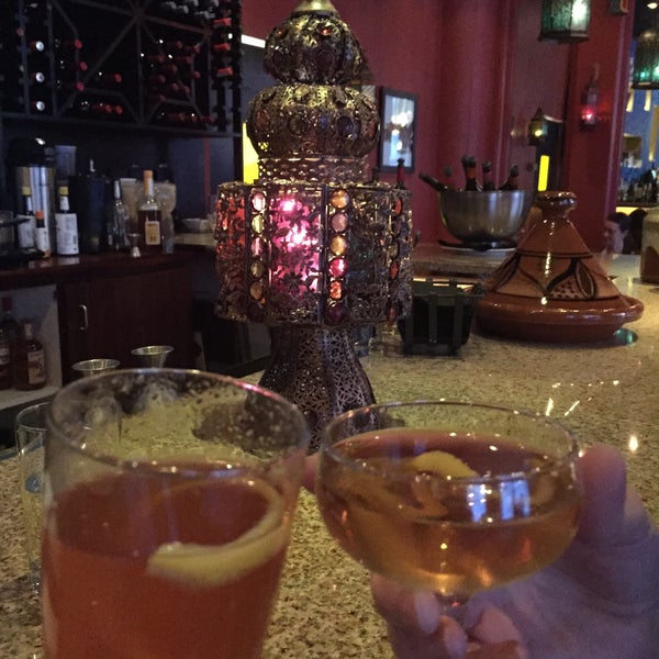 Photo taken at Saffron Restaurant &amp; Lounge by Mark J. on 3/15/2015