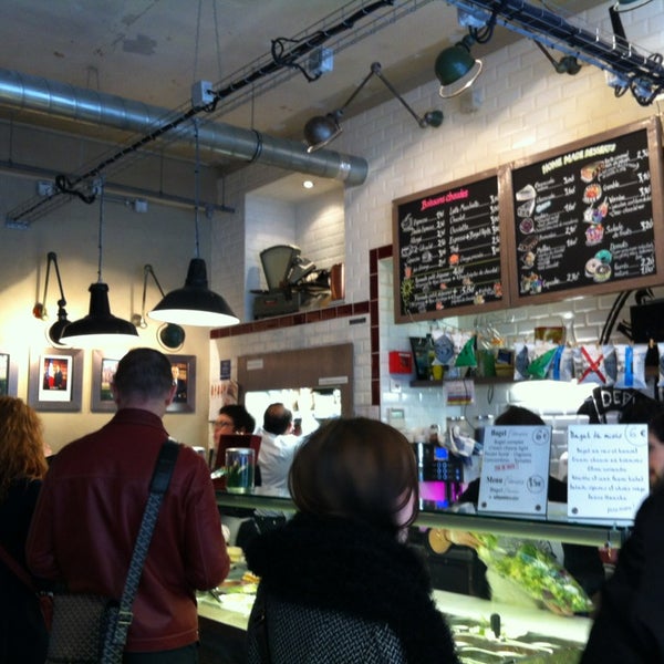 Photo taken at Bagelstein by Ina B. on 3/21/2013