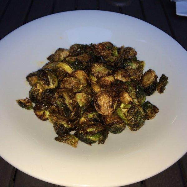 Delicious Brussels sprouts. On Wednesday, it's surf and turf night for $29.