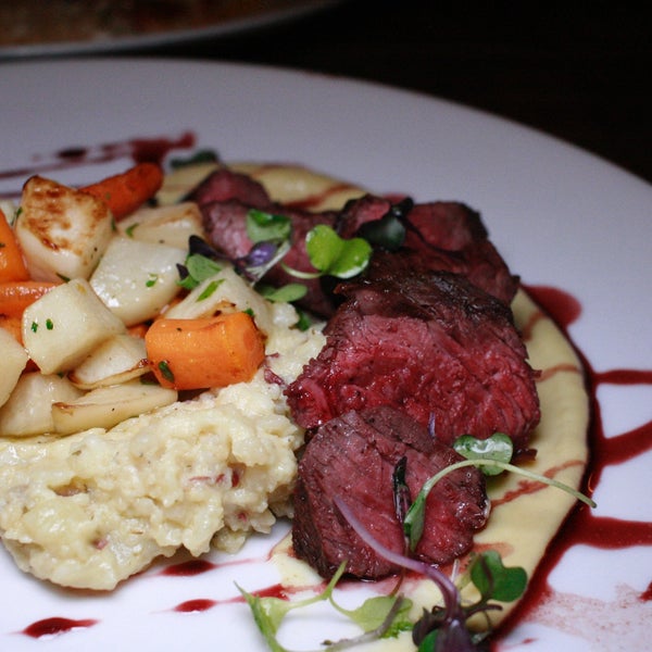 Loved the hanger steak. The corn Risotto was also fantastic