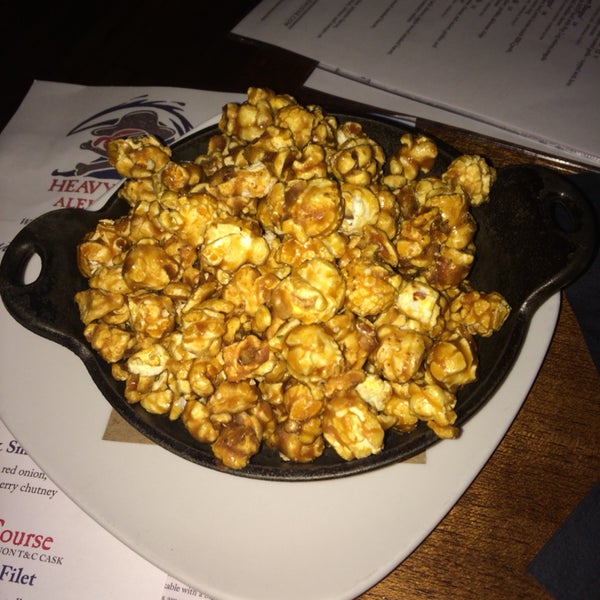 We had the old bay salted caramel popcorn, pretzel, onion rings and old bay wings. The wings were lacking flavor but the popcorn and pretzel were awesome.
