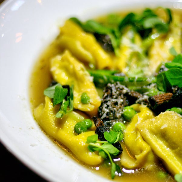 Get the sprig agnolotti or the lamb belly. Delicious cocktails too