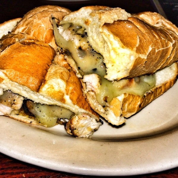Looking for the Binghamton favorite, chicken speidie? They have it here, a chicken sandwich topped with provolone and special sauce. Yum.