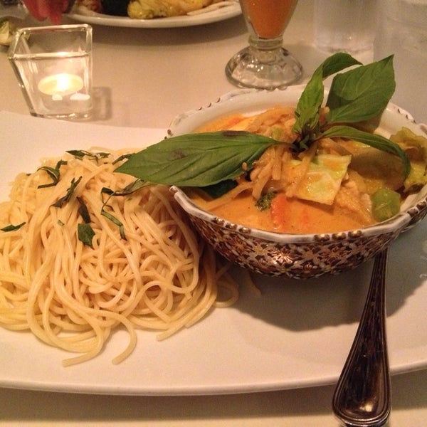 Red Curry Spaghetti. Different, but good.