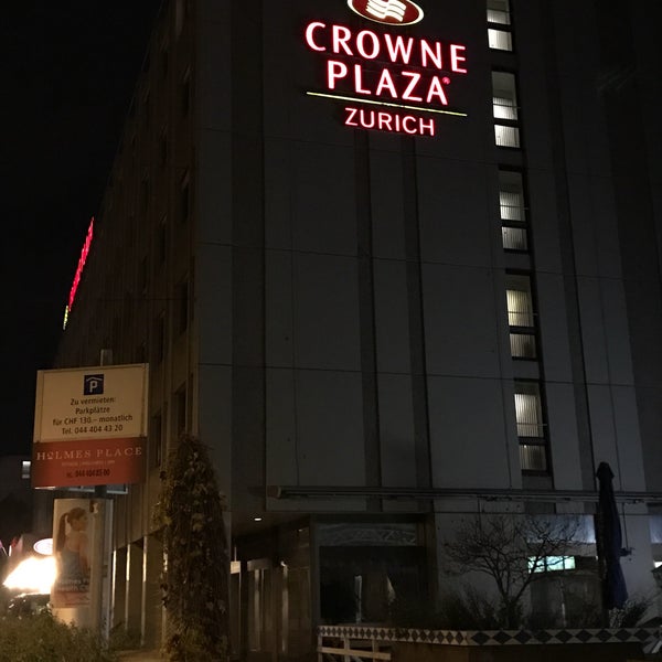Photo taken at Crowne Plaza Zurich by Andreas R. on 11/15/2016