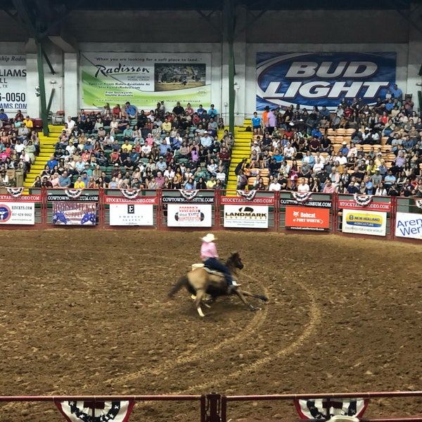 Photo taken at Cowtown Coliseum by Toin T. on 8/4/2019