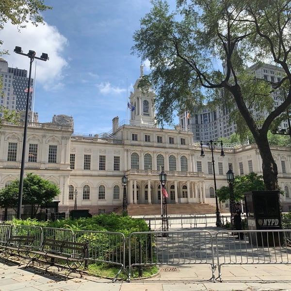 Photo taken at New York City Hall by Nasos E. on 7/22/2019