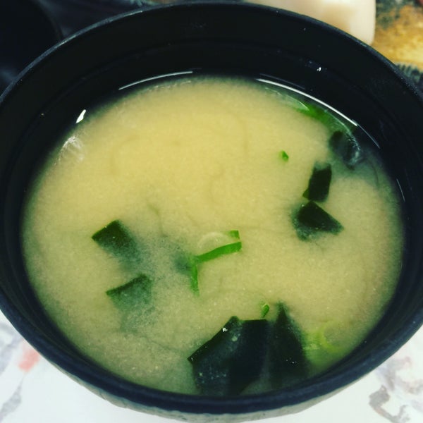 Riquísima sopa de miso para los días de frío!