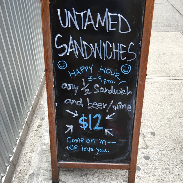 Photo taken at Untamed Sandwiches by Tim C. on 5/10/2016