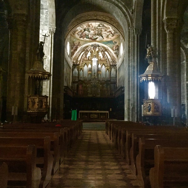 Photo taken at Catedral De Jaca by Deniz on 8/2/2017