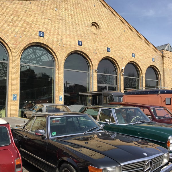 BERLIN - MAY 11, 2019: Garage of Classic Remise Berlin, and repair