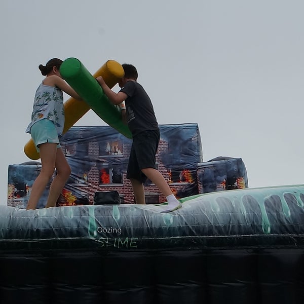 inflatable water park in cape cod