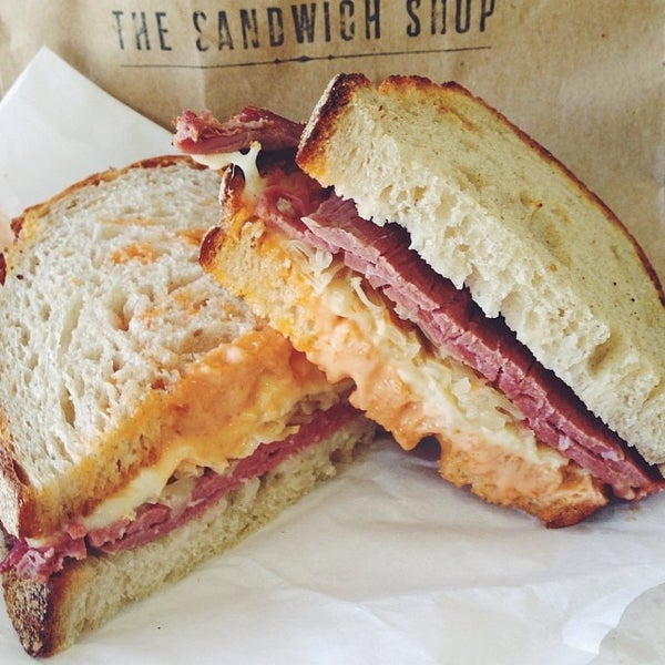 Photo taken at The Sandwich Shop by Jennifer L. on 12/18/2013