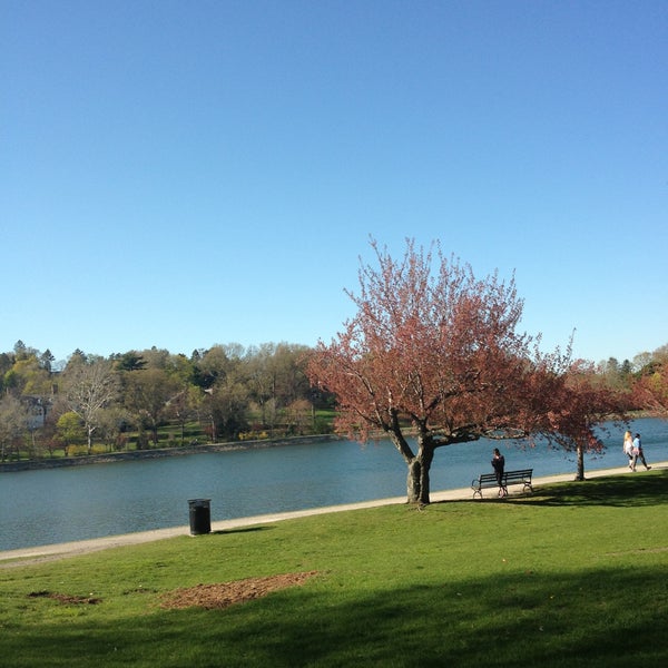 Brookline Reservoir Park in Brookline