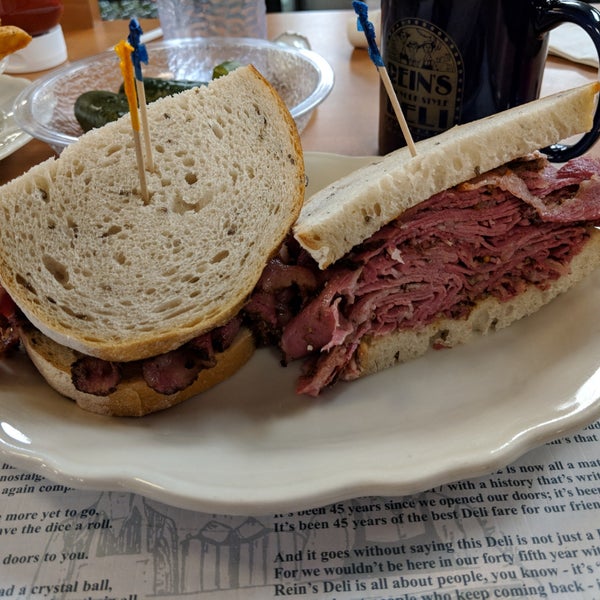 Photo taken at Rein&#39;s New York Style Deli by Marc N. on 4/27/2018