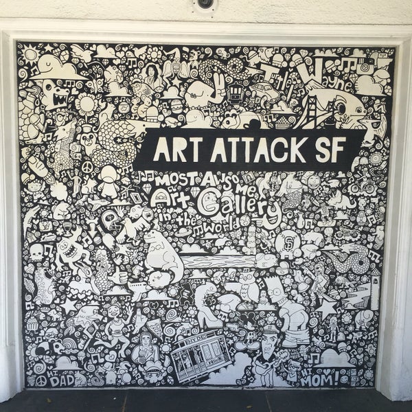 5/17/2016 tarihinde Adam S.ziyaretçi tarafından Art Attack SF'de çekilen fotoğraf