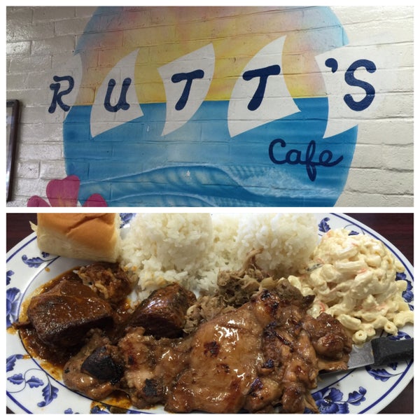 Foto scattata a Rutts Hawaiian Cafe - Hawaiian Catering da WorldTravelGuy il 2/11/2015