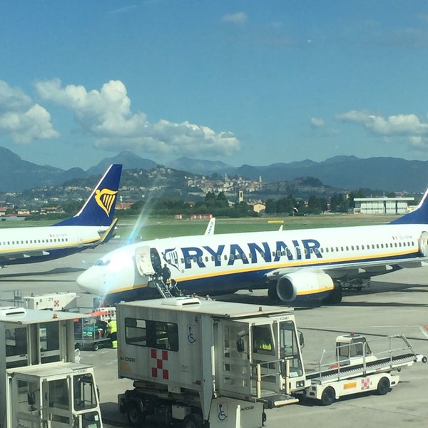 Photo taken at Bergamo Orio al Serio Airport (BGY) by Lena B. on 6/14/2018