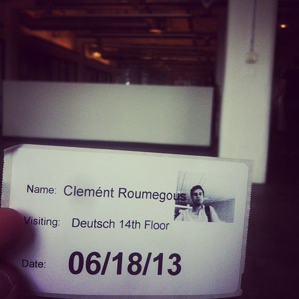 6/18/2013にClément R.がDeutsch Inc.で撮った写真